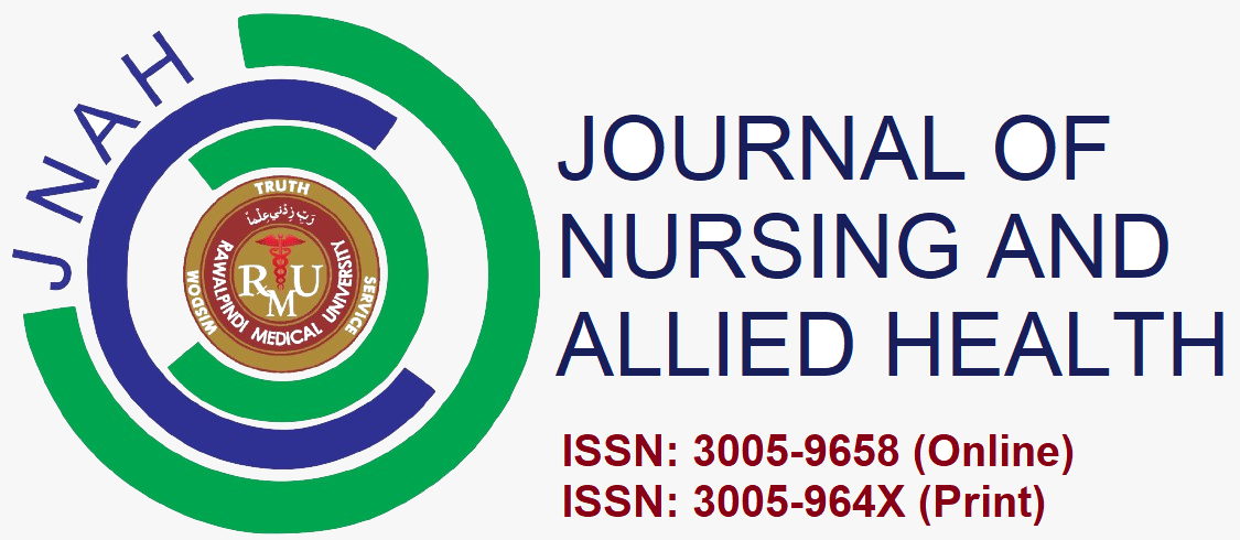 JOURNAL OF NURSING AND ALLIED HEALTH                                                             